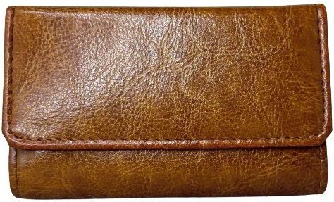 Rolling Tobacco Pouch With Snap Closure 11x7cm Brown