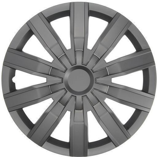 Mammooth Car Hubcap Set 16" 4pcs Black