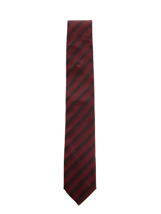 Hugo Boss Ανδρική Γραβάτα Μονόχρωμη σε Κόκκινο Χρώμα
