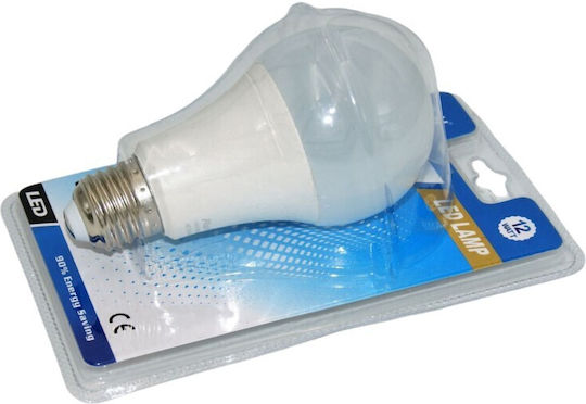 Λάμπα LED 12W για Ντουί E27 Ψυχρό Λευκό 1000lm