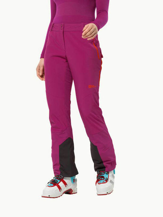 Jack Wolfskin Women's Hiking Long Trousers Pink