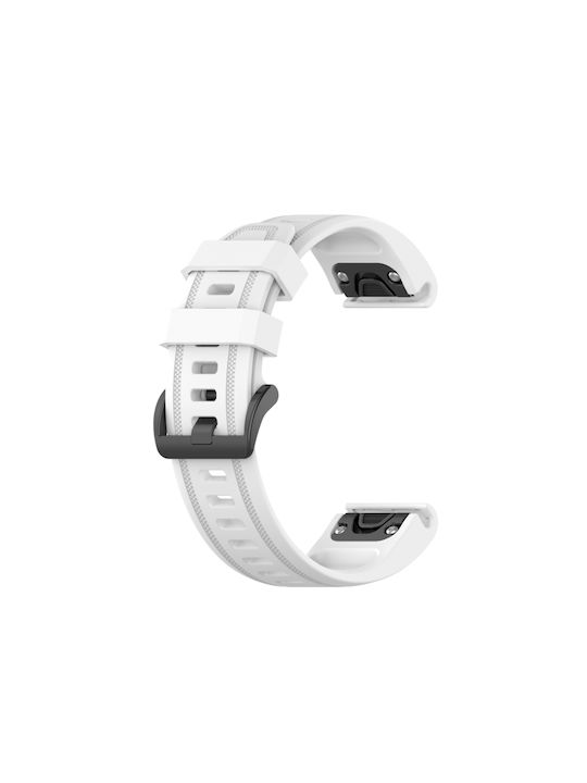 Descent Λουράκι Σιλικόνης Λευκό (Garmin Instinct 2S)