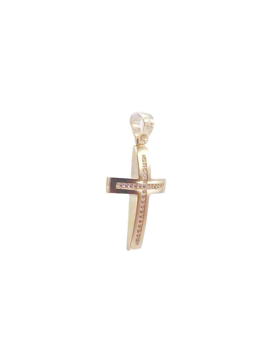 Velegrakis Women's Gold Cross 14K