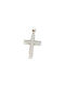 Velegrakis Women's White Gold Cross 14K