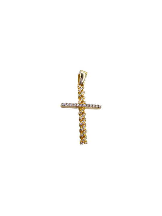 Velegrakis Women's Gold Cross 14K