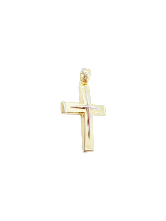 Velegrakis Men's Gold Cross 14K