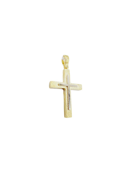 Velegrakis Herren Gold Kreuz 14K