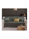 Nef-Nef Homeware New Tanger Three-Seater Sofa Throw 2 Sides 180x300cm Forest Green Ecru