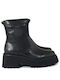 Leather Women's Ankle Boots Black
