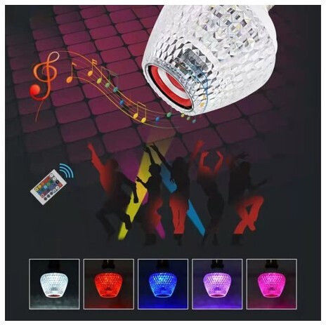 Decorative Table Lamp E27 RGB Party Light 10cm