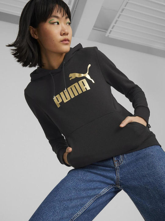 Puma Women's Hooded Sweatshirt Black