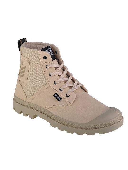 Palladium Pampa Hi Γυναικεία Μποτάκια Μπεζ