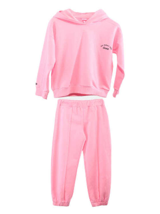 Joyce Kinder Sweatpants Set - Jogginganzug Rosa 2Stück