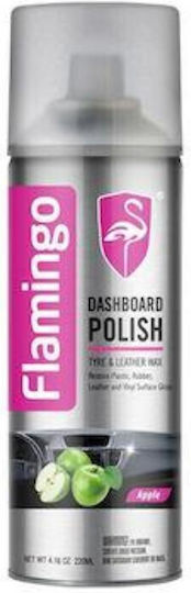 Flamingo Polishing Spray for Car Dashboard with Aroma Apple 220ml