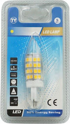 LED Bulb 5W for Socket G9 Yellow