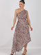 Epwnymo Maxi Evening Dress Animal Print