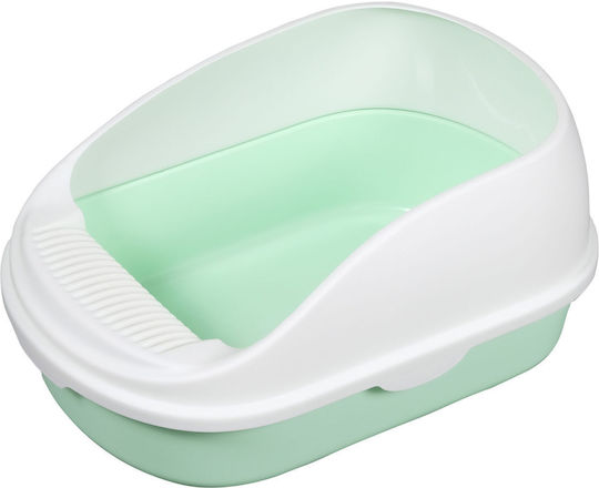 Pet Interest Cat Toilet Closed Green L56 x W39 x H26cm