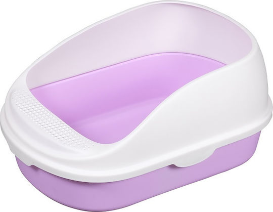 Pet Interest Cat Toilet Closed Purple L56 x W39 x H26cm