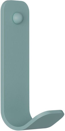 Pam & Co Кука Баня Единично с винтове ​5x5см Inox Зелено