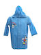 Mickey Mouse Αδιάβροχο Παιδικό Casual Μπουφάν με Κουκούλα Μπλε
