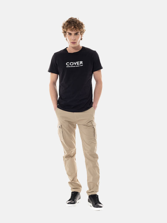 Cover Jeans Cesar Παντελόνι Cargo Ελαστικό Μπλε