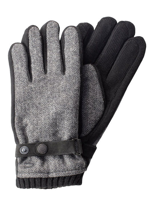 Camel Active Gray Wolle Handschuhe