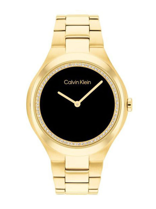 Calvin Klein Admire Womens Watch 30mm Battery With Gold Stainless Steel Bracelet