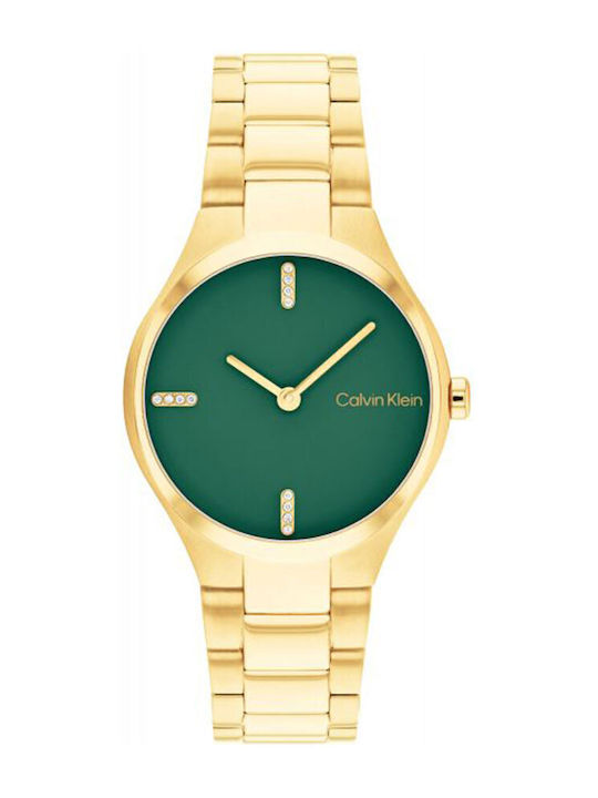 Calvin Klein Admire Womens Watch 30mm Battery with Gold Stainless Steel Bracelet