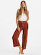 Free Fall Women's Fabric Trousers Brown