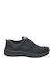 Leder Herren Freizeitschuhe Schwarz