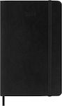 Moleskine Weekly Agenda 2024 Black