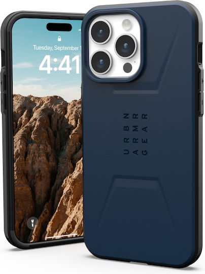 UAG Civilian Back Cover Σιλικόνης Μπλε (iPhone 15 Pro Max)
