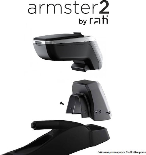 Rati Armster Car PU Armrest for Fiat Linea 2005 Black