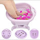 Folding Foot Bath Purple