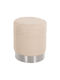 Stool For Living Room Wooden Levy White 35x35x42cm