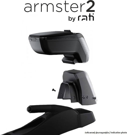 Rati Armster Car PU Armrest for Ford Focus Black