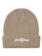 Beanie Männer Beanie Gestrickt in Beige Farbe