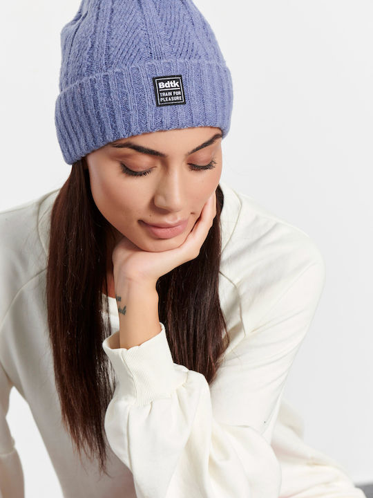 BodyTalk Beanie Unisex Σκούφος Πλεκτός σε Μωβ χ...