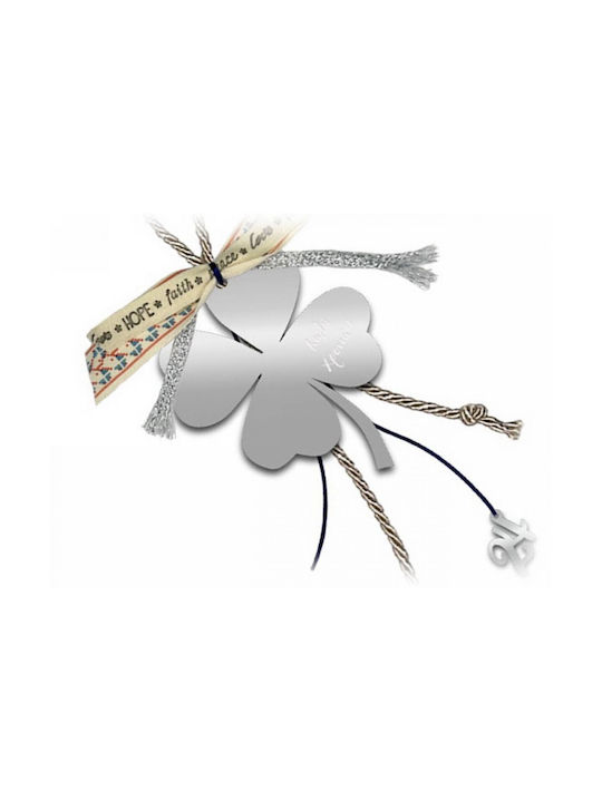 Lucky Charm Clover Silver made of Plexiglass 1pcs