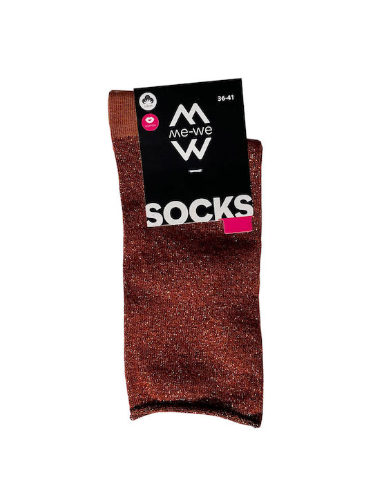 ME-WE Women's Socks Bronze