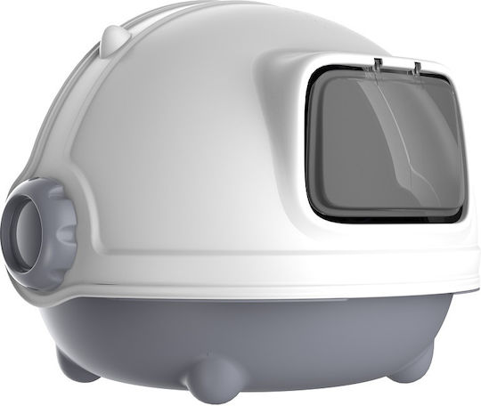 Pet Interest Cat Toilet Closed Gray L55.4 x W49 x H41.7cm