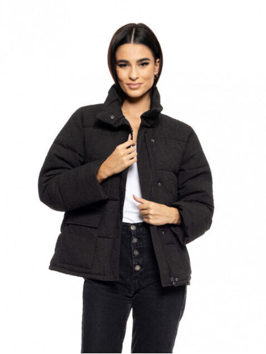 Splendid Kurz Damen Bomberjacke Schwarz