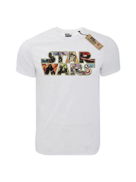 Takeposition T-shirt με Στάμπα Star Wars Λευκό