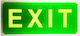 Self-adhesive Sign Exit Aluminum 501070