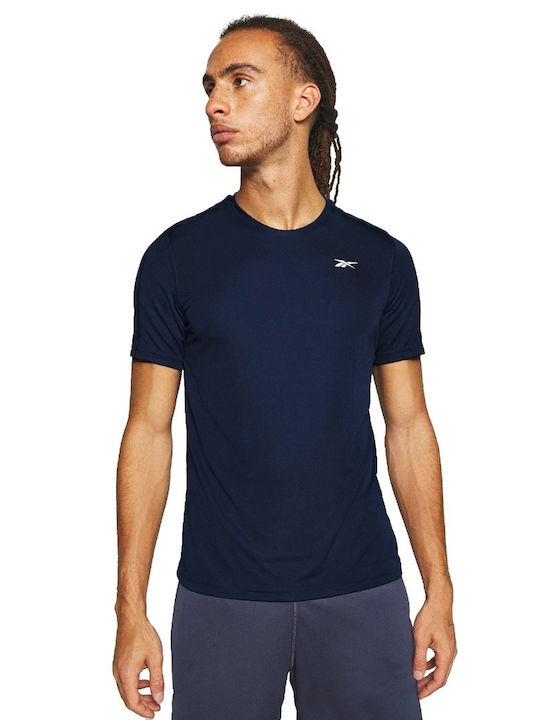 Reebok Men's Athletic T-shirt Short Sleeve Blue