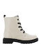 Kids Boots with Laces White