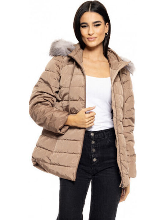 Splendid Women's Short Puffer Jacket for Winter...