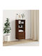 Bookcase Brown Oak 40x36x110cm