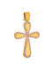 Senzio Belibasakis Women's Gold Cross 14K