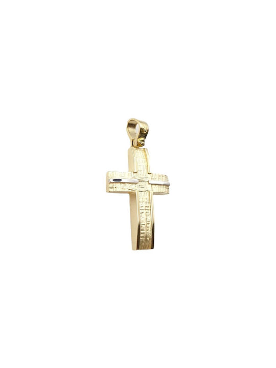 Velegrakis Men's Gold Cross 14K